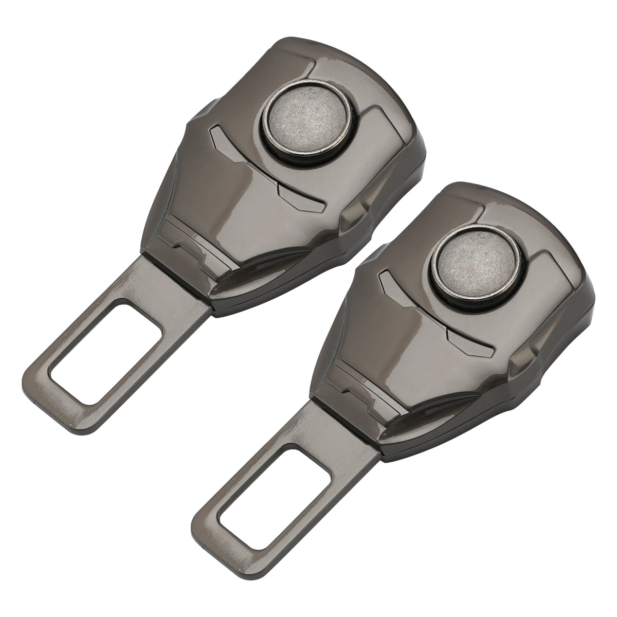 2X Universal Safety Seat Belt Buckle Alarm Stopper Extension Buckle