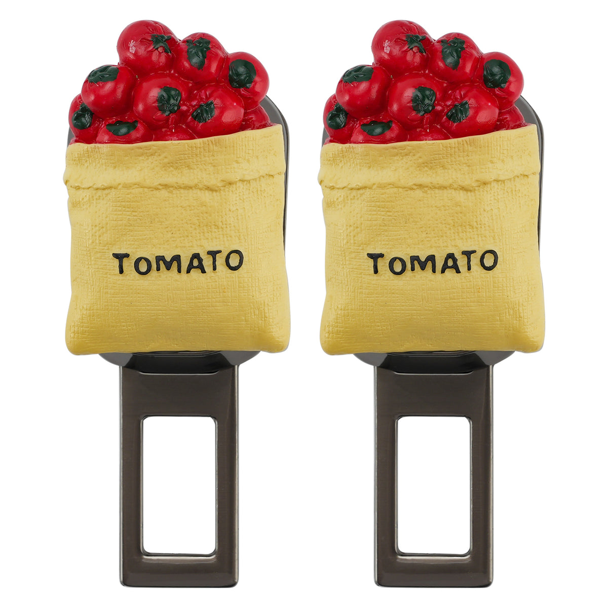 2X Tomato Bag Universal Safety Seat Belt Buckle Alarm Stopper Extension Buckle