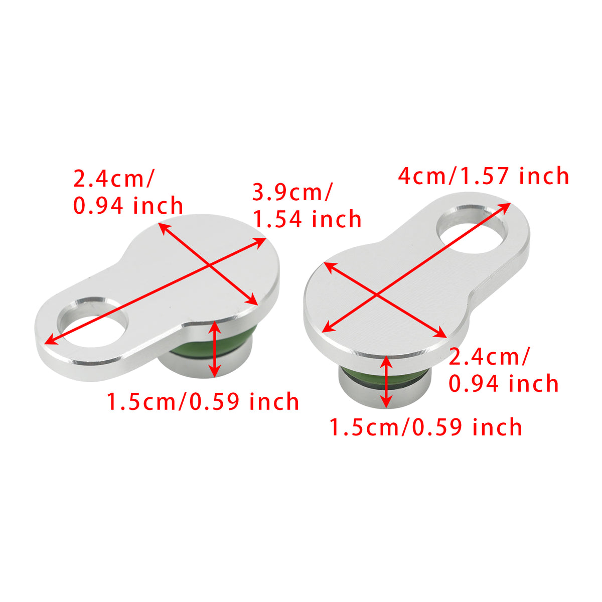 2010-2020 Seat Alhambra 7N (Vehicles equipped with factory rear A/C) Rear A/C Block Off Kit & Line Delete Plugs 7H1820886C 7H1820885C Generic