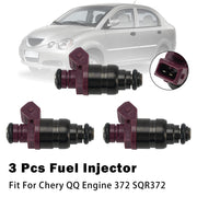 3Pcs Fuel Injector For Chery QQ Engine 372 SQR372 S11-1112010