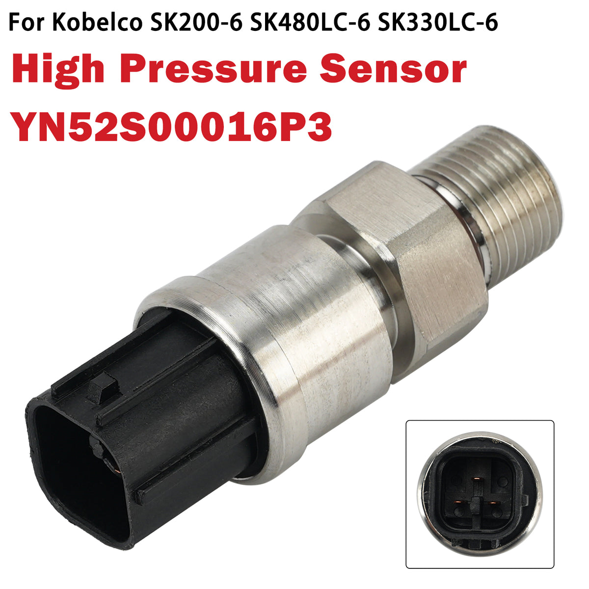 Kobelco Excavator SK200-6E High Pressure Sensor YN52S00016P2 YN52S00016P1 Generic
