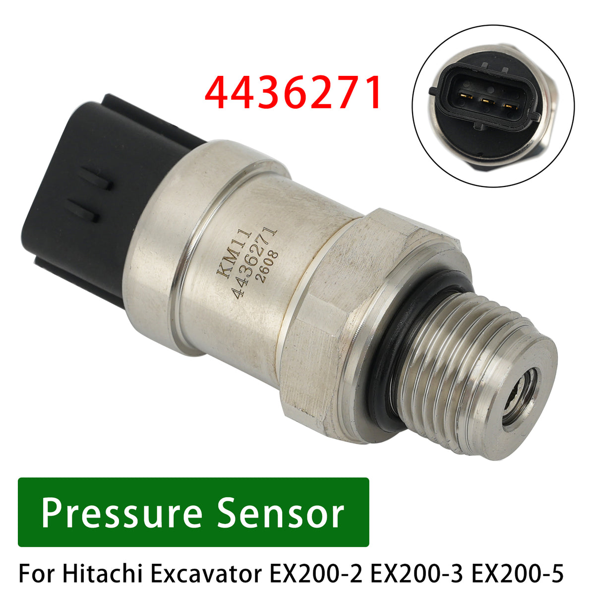 HITACHI EXCAVATOR ZAXIS330LC-DM Pressure Sensor 4436271 Generic