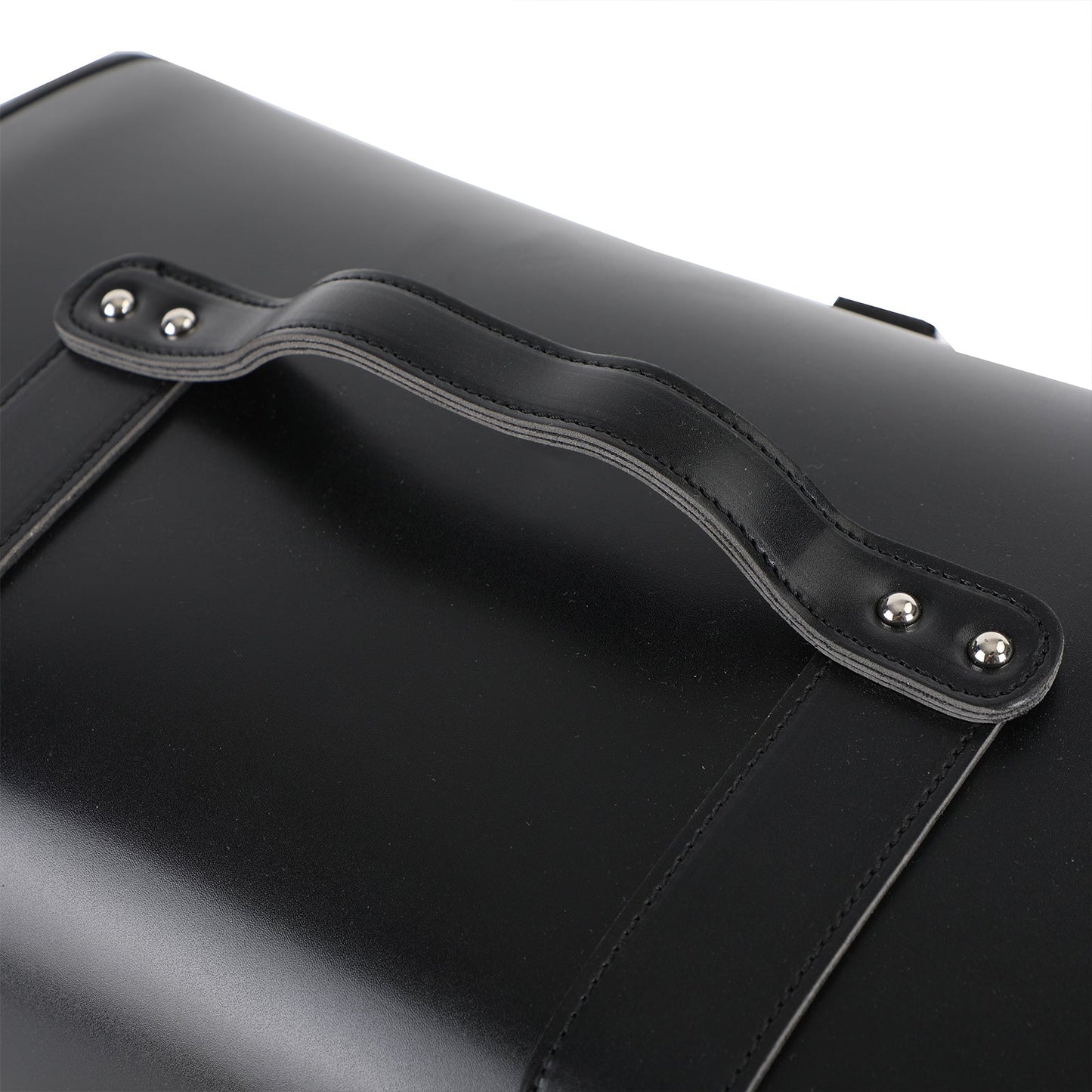 PU Leather Motorcycle Solo Swingarm Side Tool Bag Saddlebag