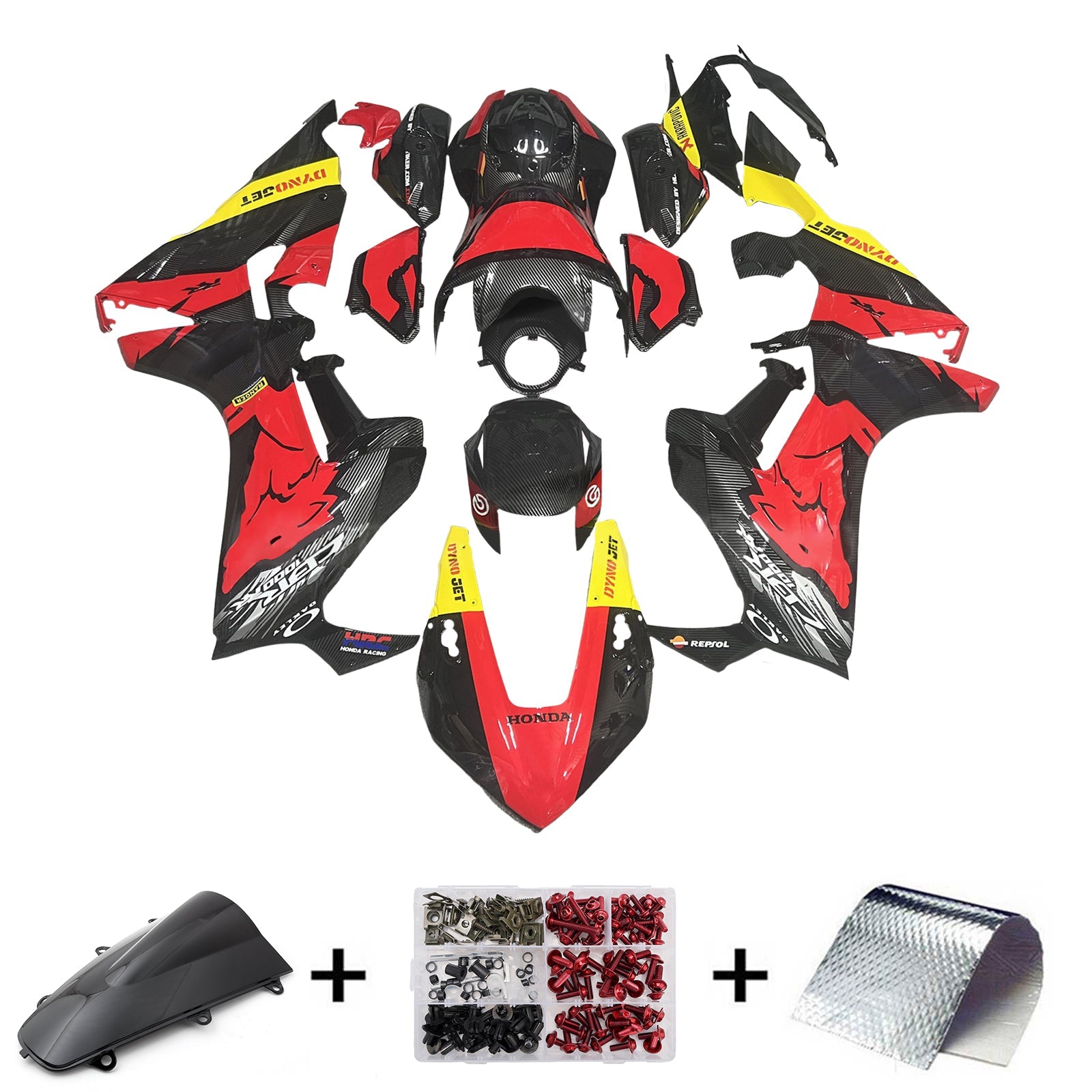 Injection Fairing Kit Bodywork Plastic ABS For Honda CBR1000RR 2017-2023