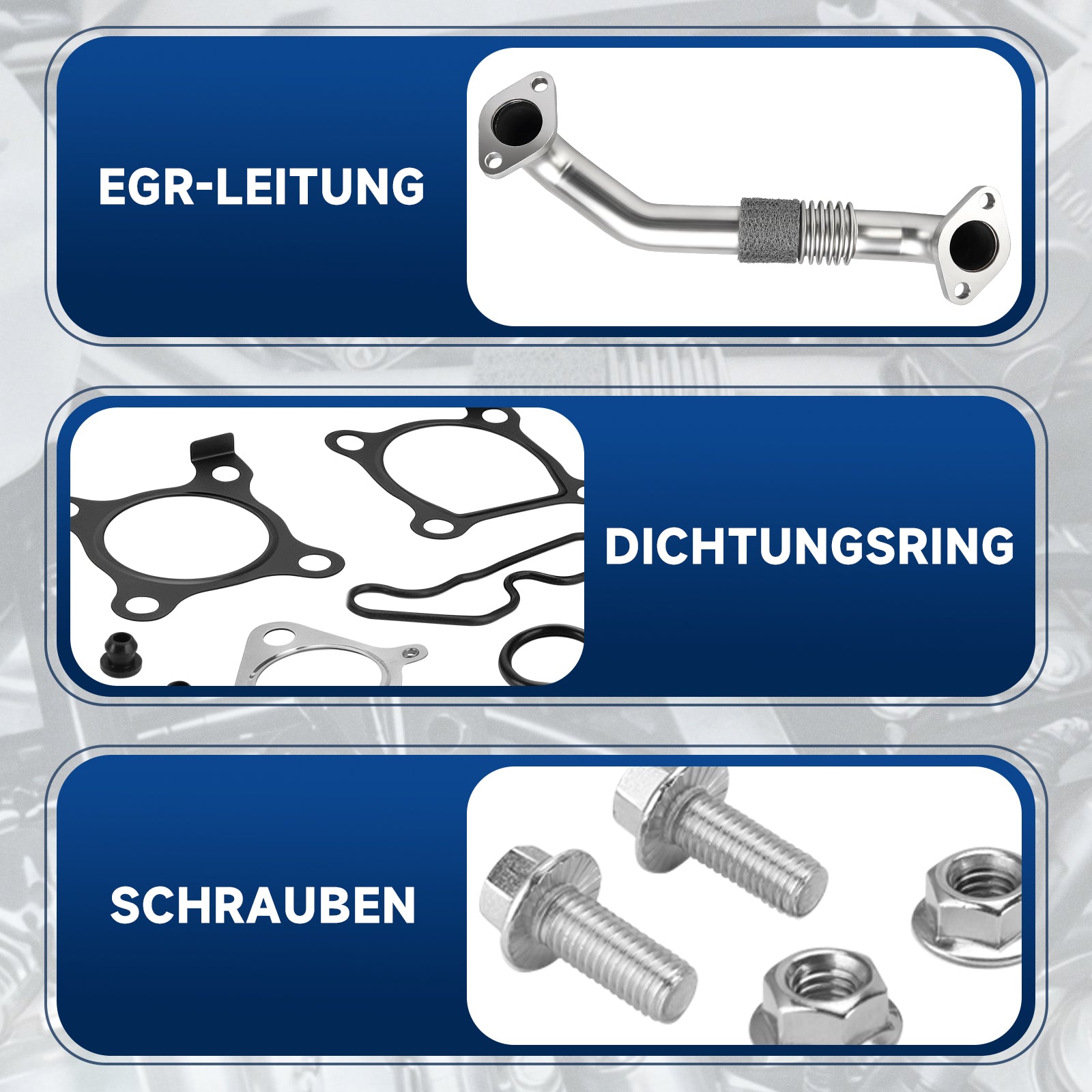 2011-2015 Honda Civic 2.2iDTEC EGR Pipe Repair Kit N22B iDTEC Engines 18725-RL0-G02