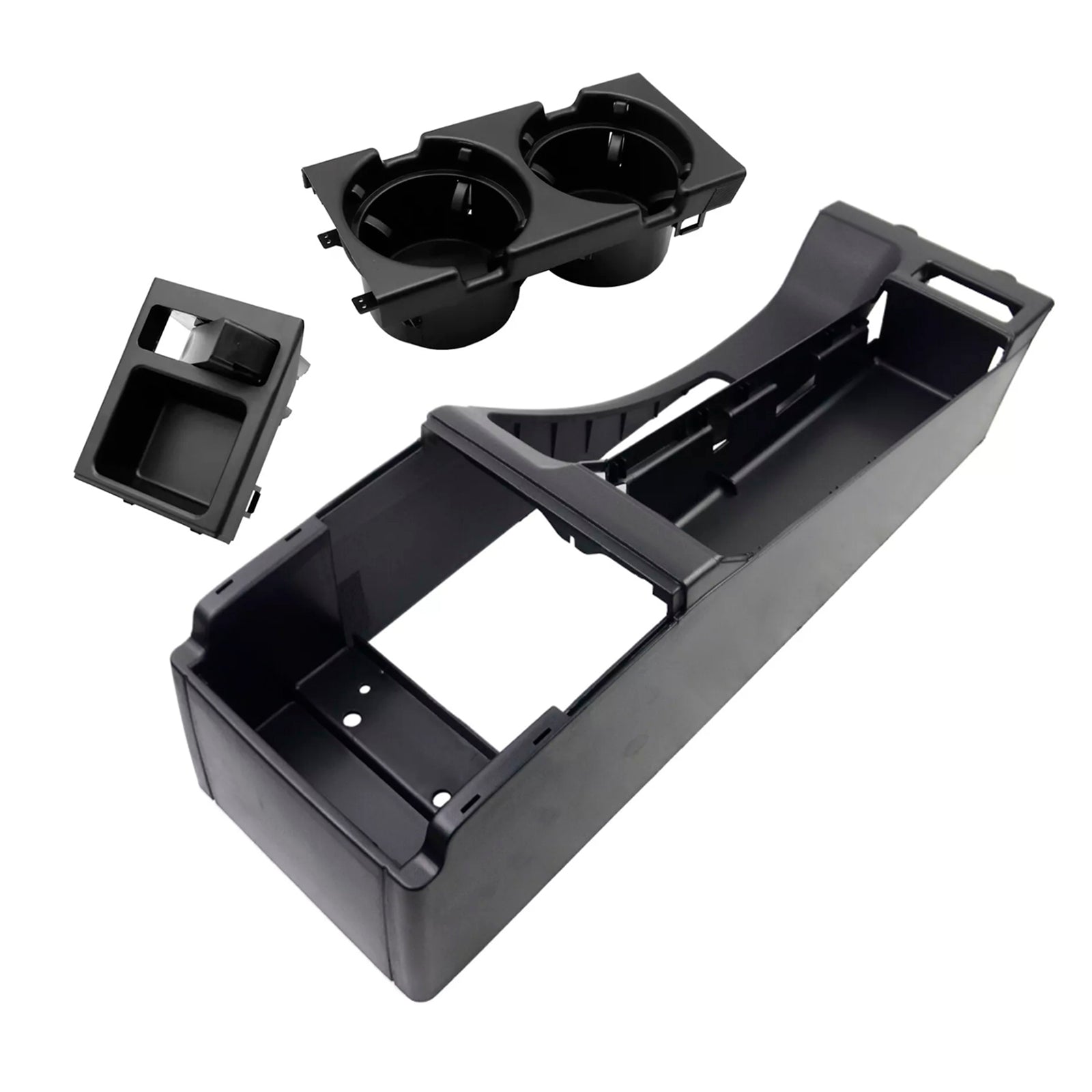 1999-2005 BMW 3 Series E46 4 Door Black Center Console Trim Base Cup Coin Holder 51168218305