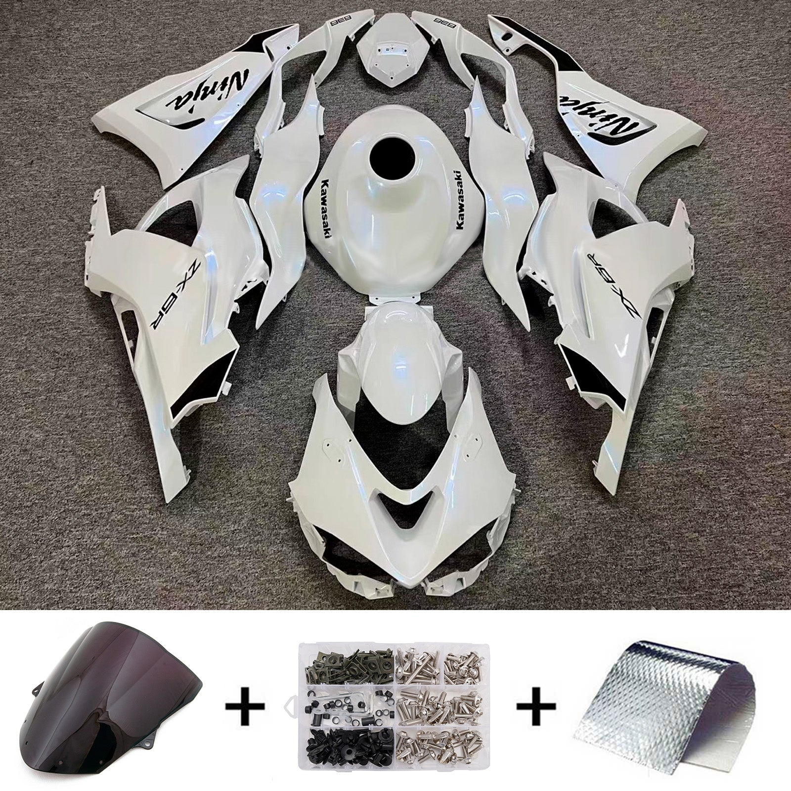 Injection Fairing Kit Bodywork Plastic ABS fit For Kawasaki ZX-6R 2024-2025