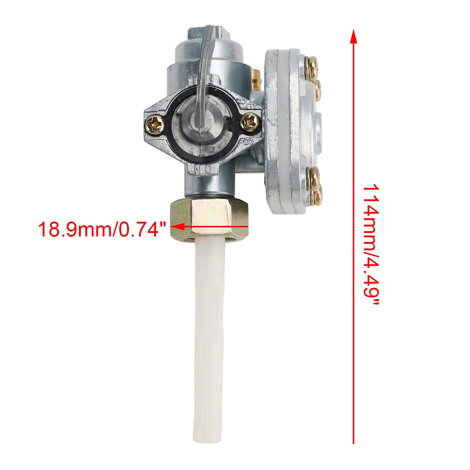 Gas Tank Fuel Cock Valve Petcock fit for Yamaha U5 Step Thru 1965-1969