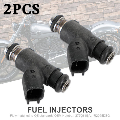 Road King Street Glide R2025DEG Generic 2PCS Fuel Injectors 27709-06A For