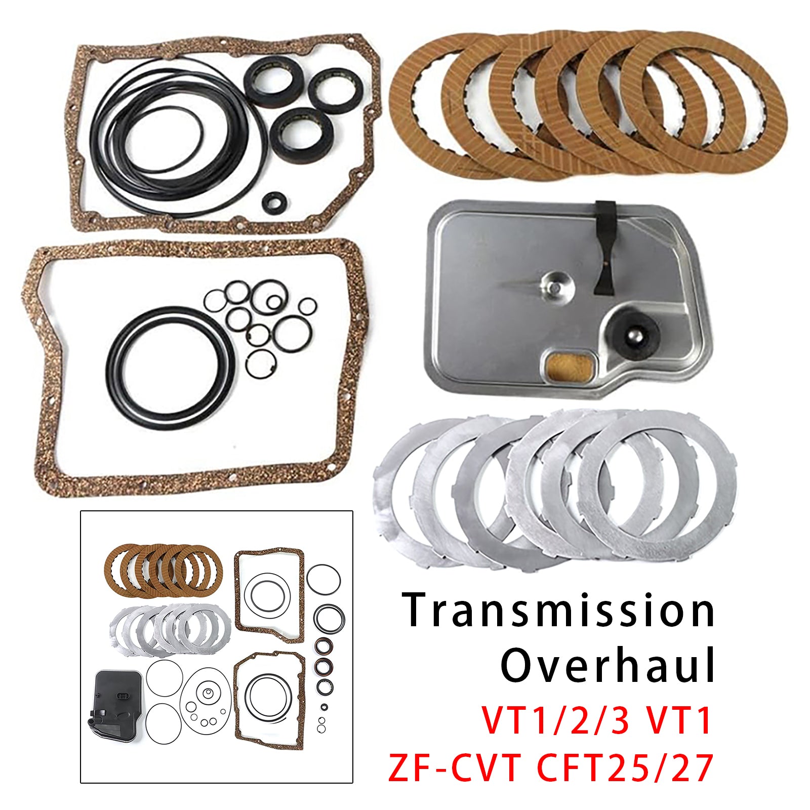 VT1/2/3 Auto Transmission Master Rebuild Kit Set For Mini Cooper VT1 CVT