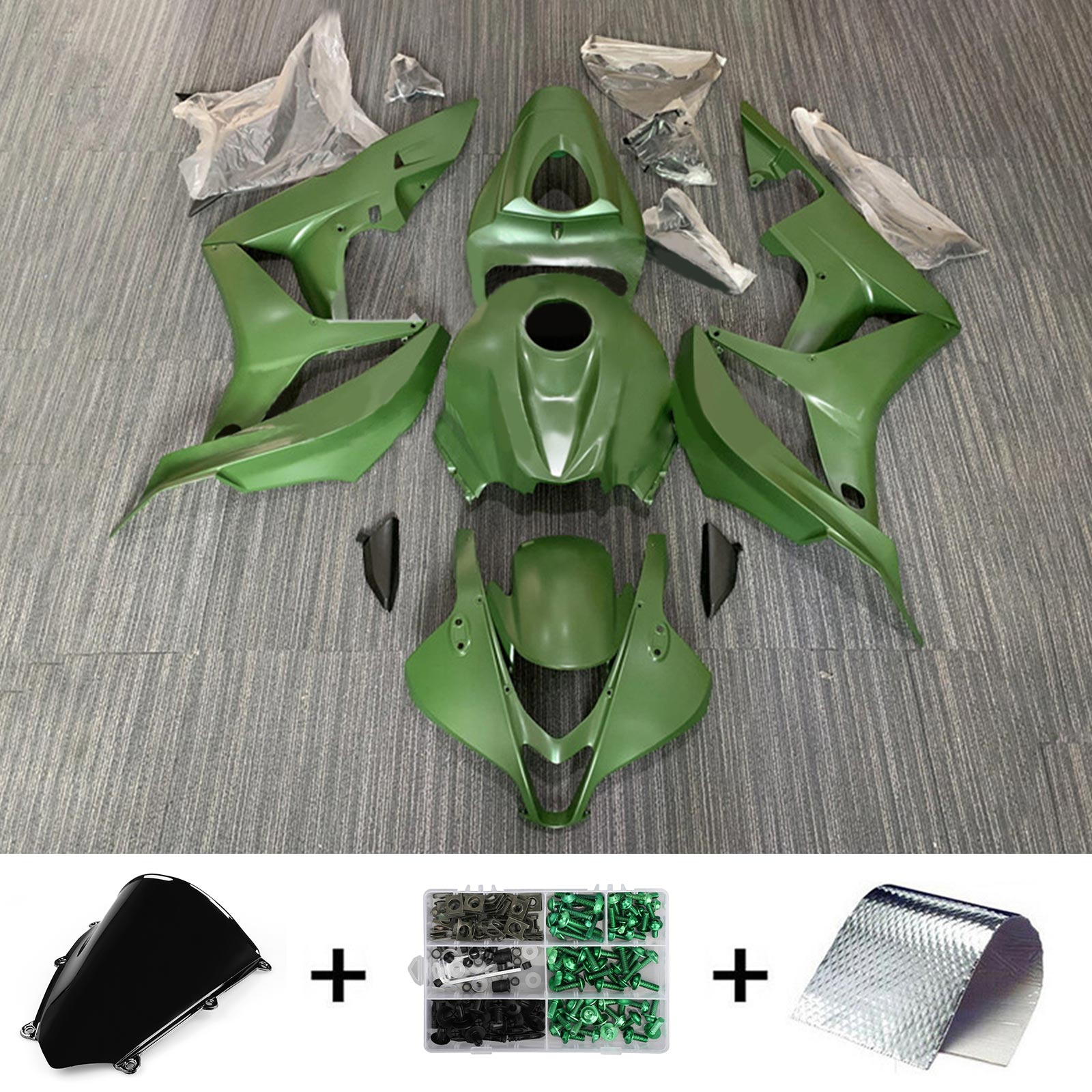 2007-2008 Honda CBR600RR F5 Fairing Kit Bodywork Plastic ABS