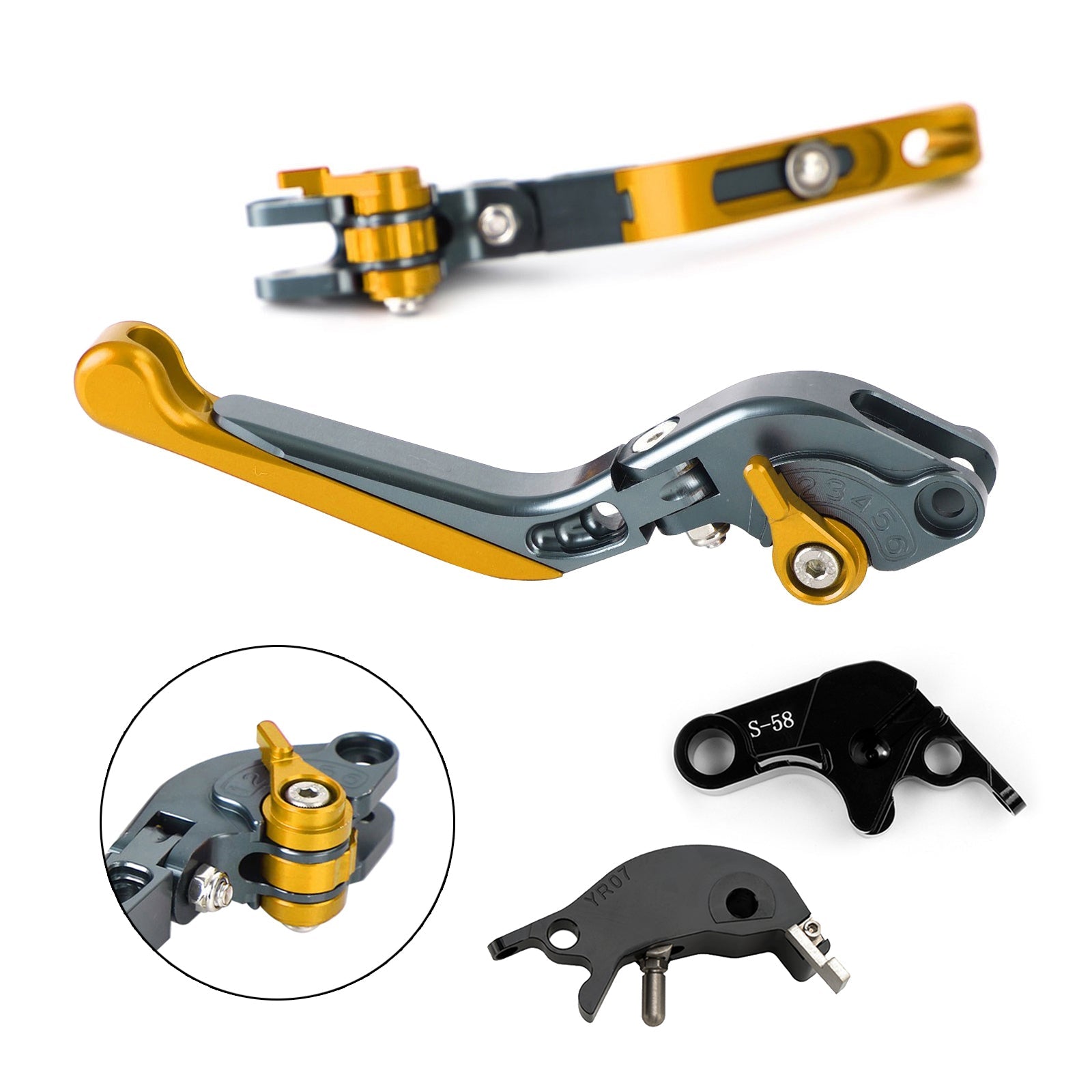 2022-2023 YAMAHA YZF R7 MT-10/SP FZ-10/SP Adjustable Clutch Brake Lever