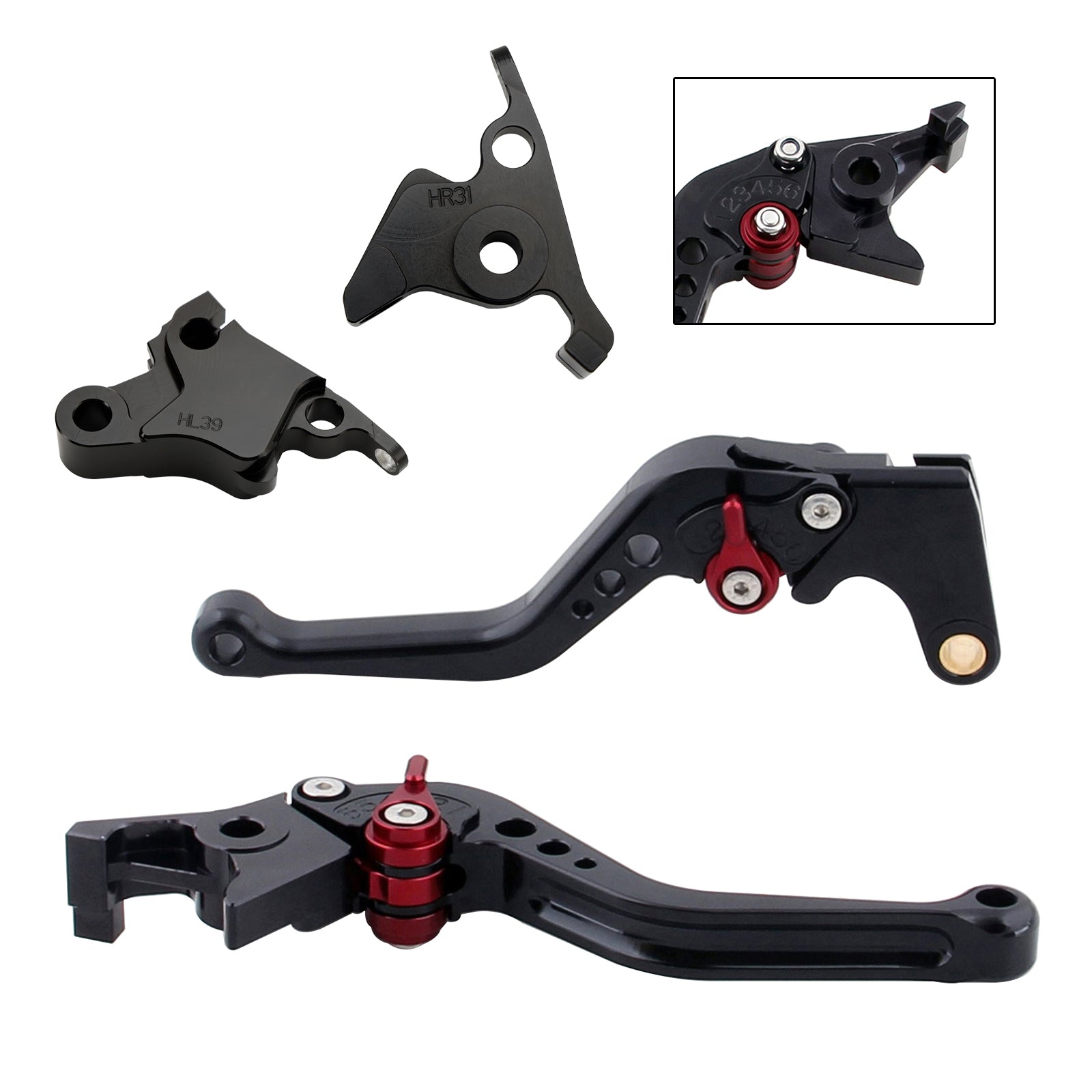 NEW Short Clutch Brake Lever fit for CFMOTO 450SS 450SR 21-23 450NK 23-24
