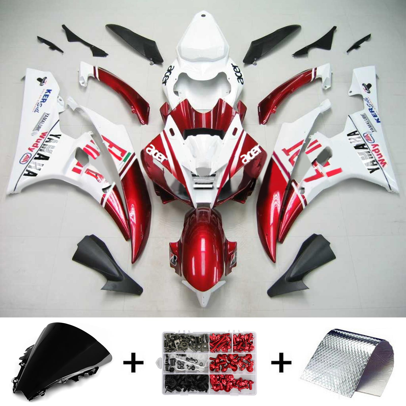 2006-2007 Yamaha YZF 600 R6 Fairing Kit Generic