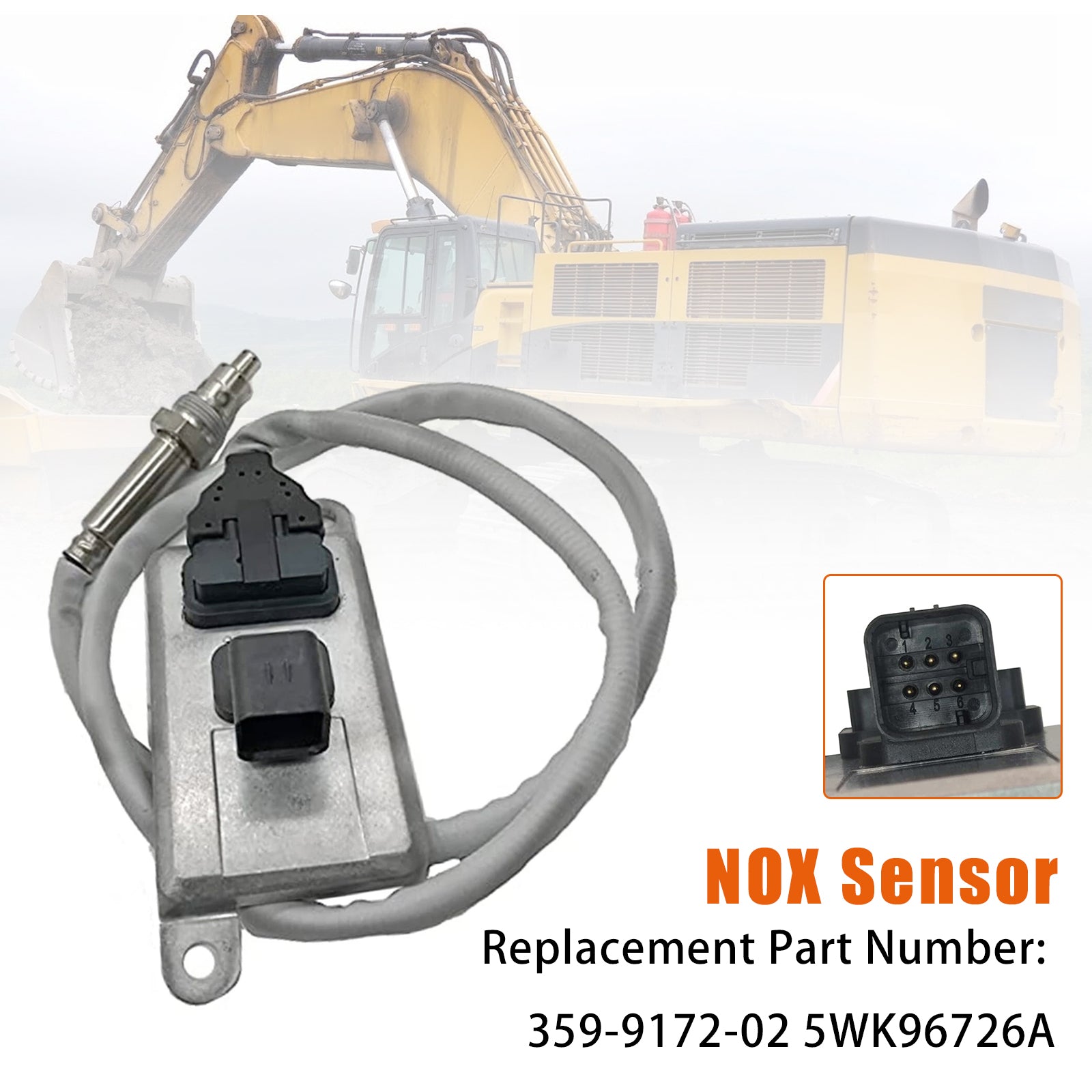 359-9172-02 5WK96726A Nitrogen Oxide Nox Sensor For CAT Caterpillar 359917202