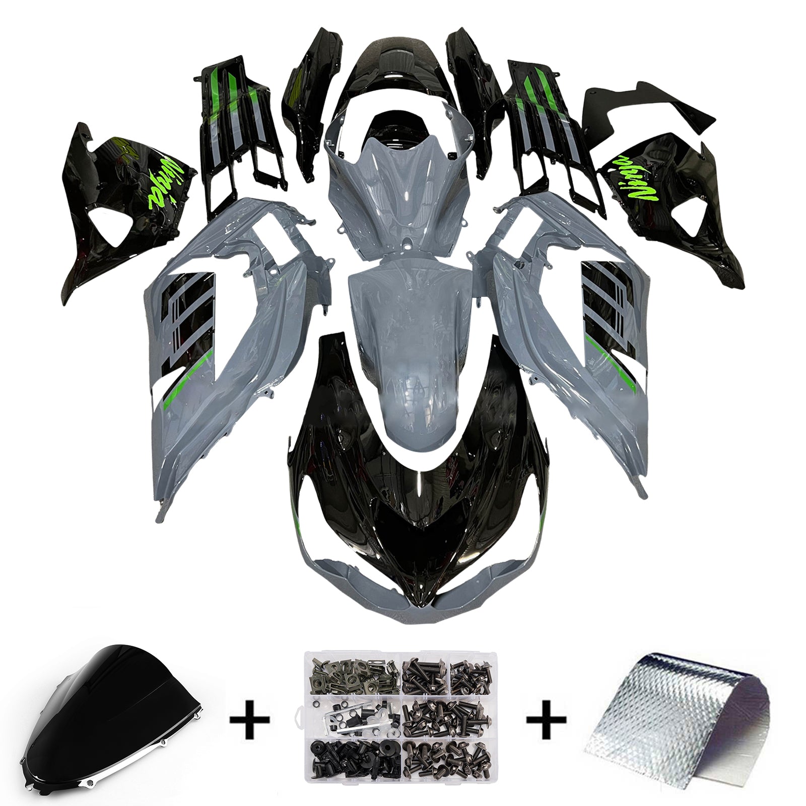 Injection Fairing Kit Bodywork fit For Kawasaki ZX14R ZZR1400 2012-2026
