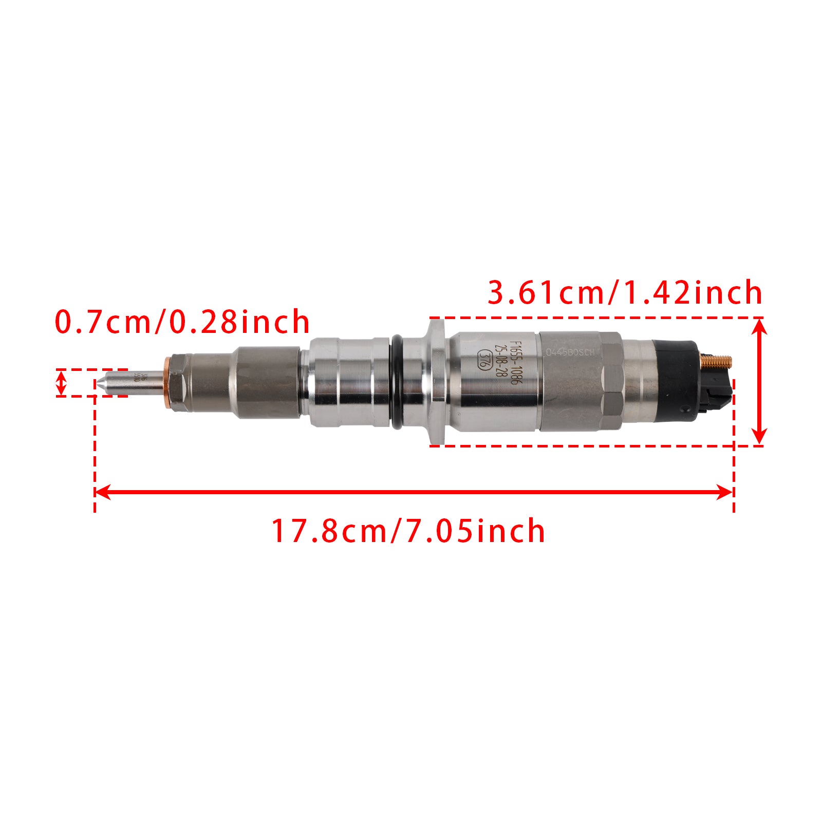 6Pcs Fuel Injector For Komatsu PC200-8 Cummins Engine QSB6.7 0445120231 5263262