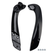 2008-2016 Renault Megane 3 Front Left Inner Door Handle Base+Cover Set Black
