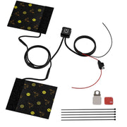 Heated Hand Grips Pad Multi-Temperature 12V Handlebar Heater For Motorcycle