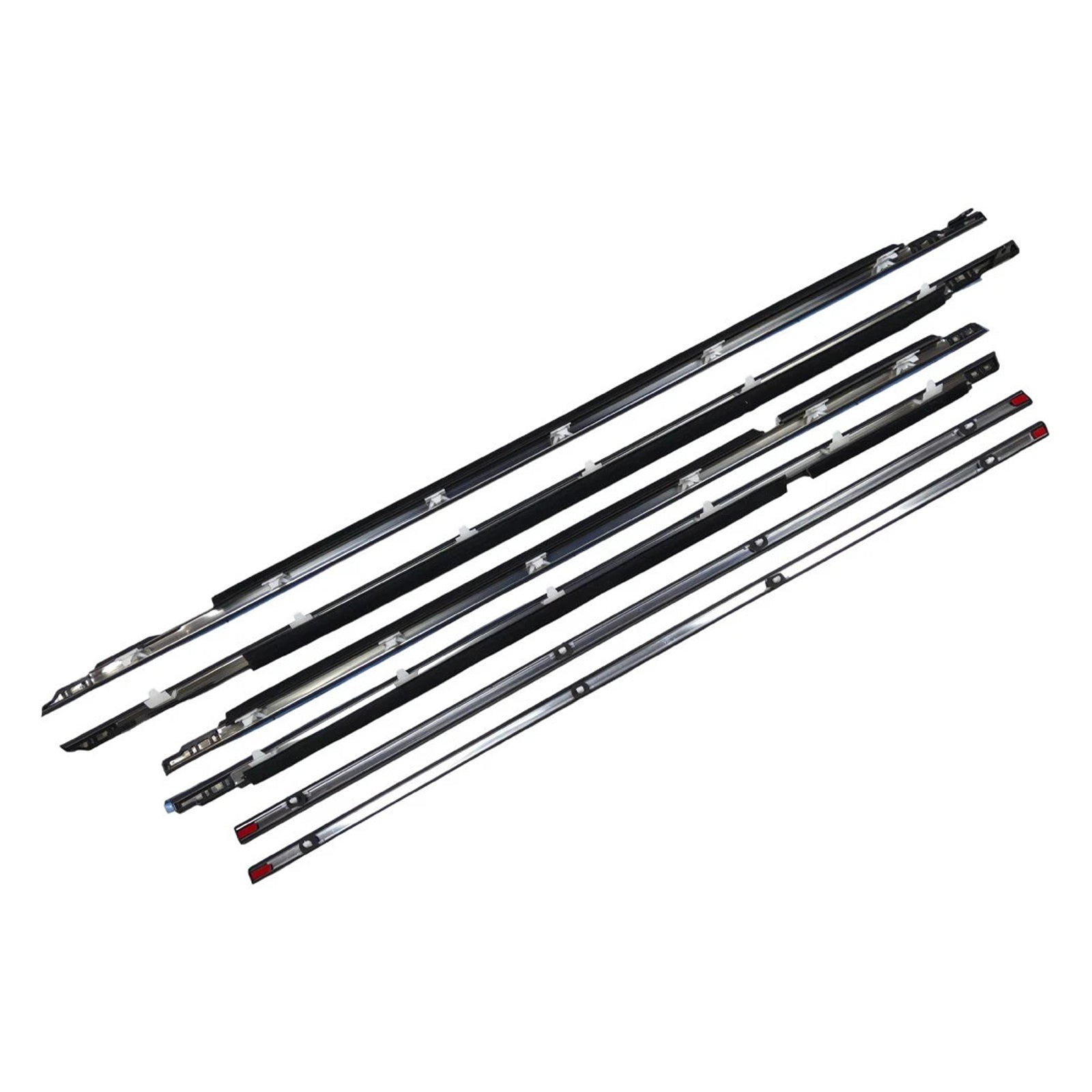 1991-1997 Toyota Land Cruiser 80 Series 6PCS Door Belt Molding 75710-60011 75720-60011