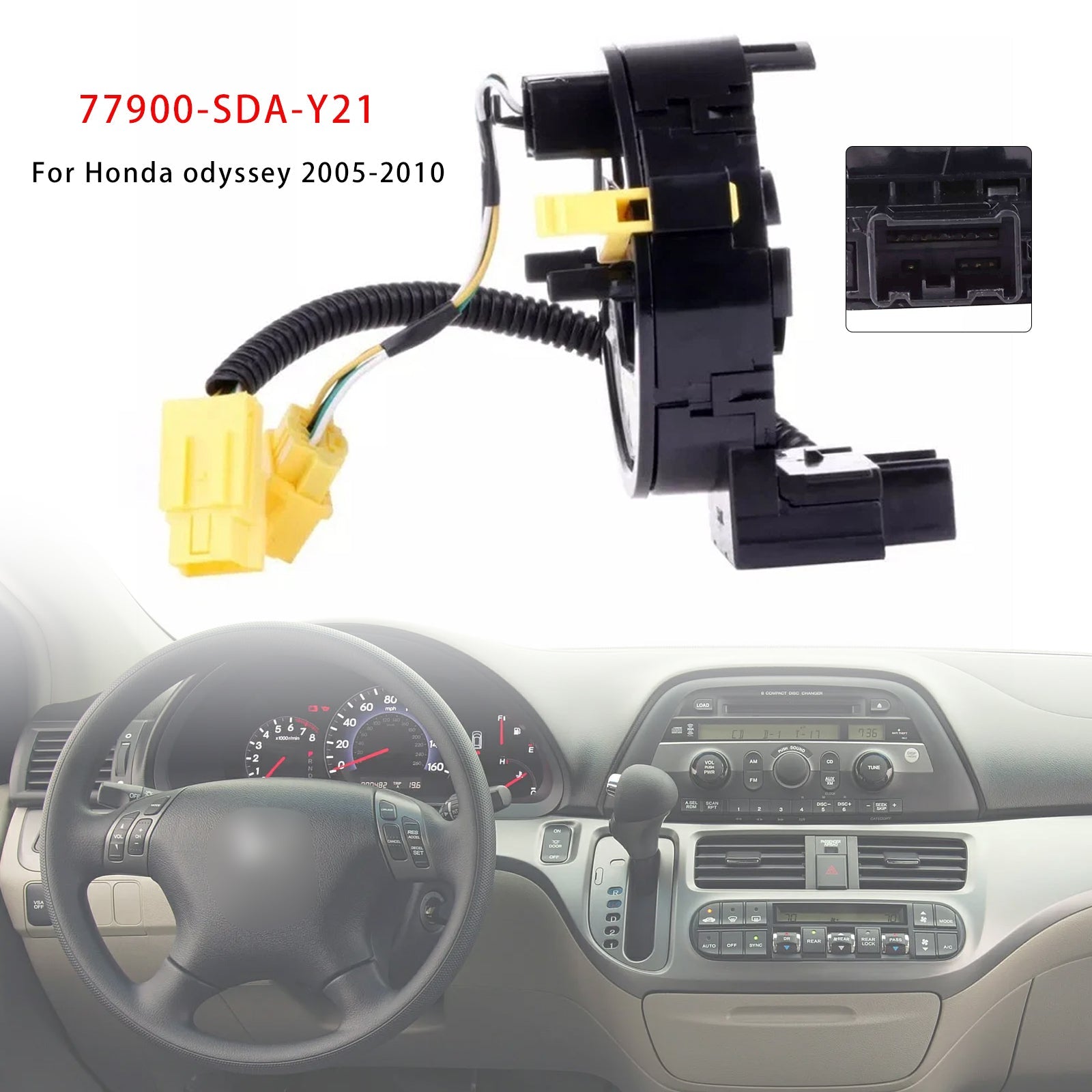 2005-2010 Honda Odyssey Steering Wheel Clock Spring 77900-SDA-Y21