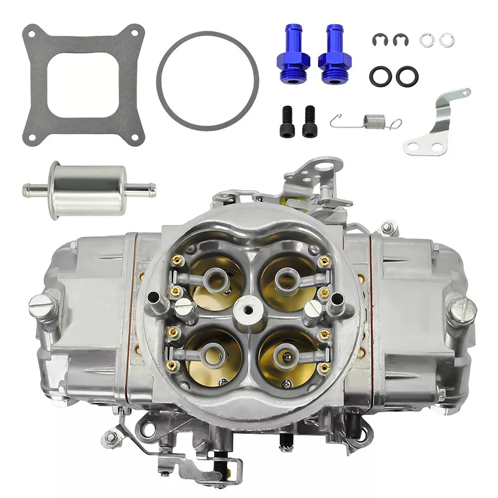 4 Barrel Double Pumper Race Carburetor 650 CFM BR-67199
