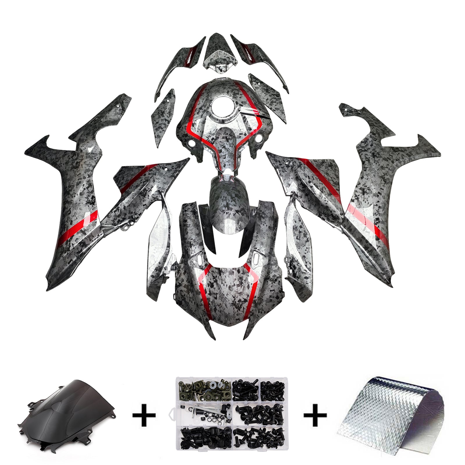 Injection Fairing Kit Bodywork Plastic ABS fit For Yamaha YZF-R1 2020-2026