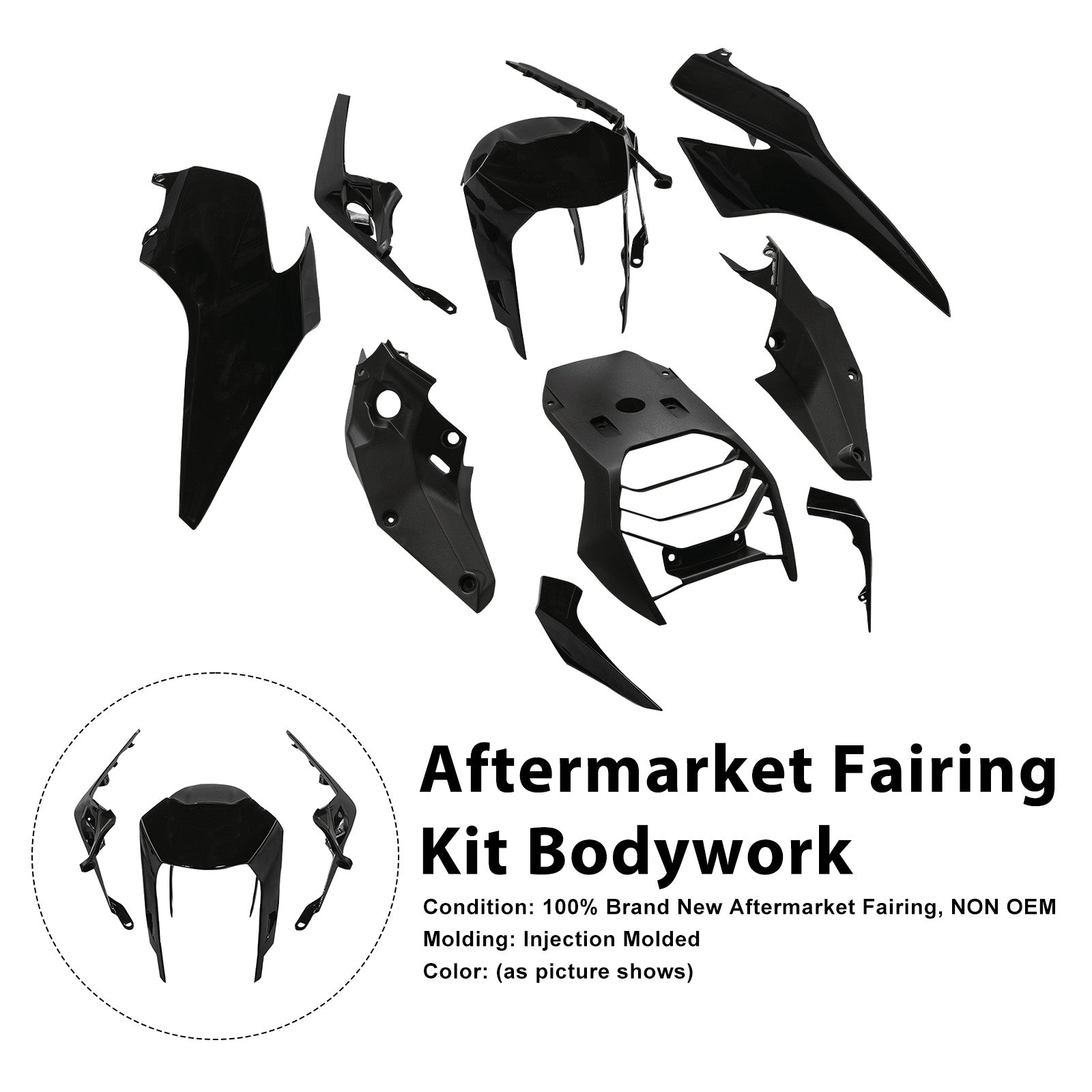 Injection Bodywork Fairing Kit for 390 DUKE 2017-2023