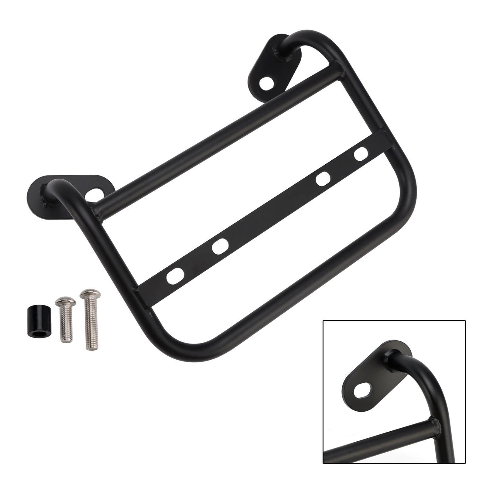 2024-2025 BMW R12 Saddlebag Support Mounting Bracket Racks Black Steel Left+ Right