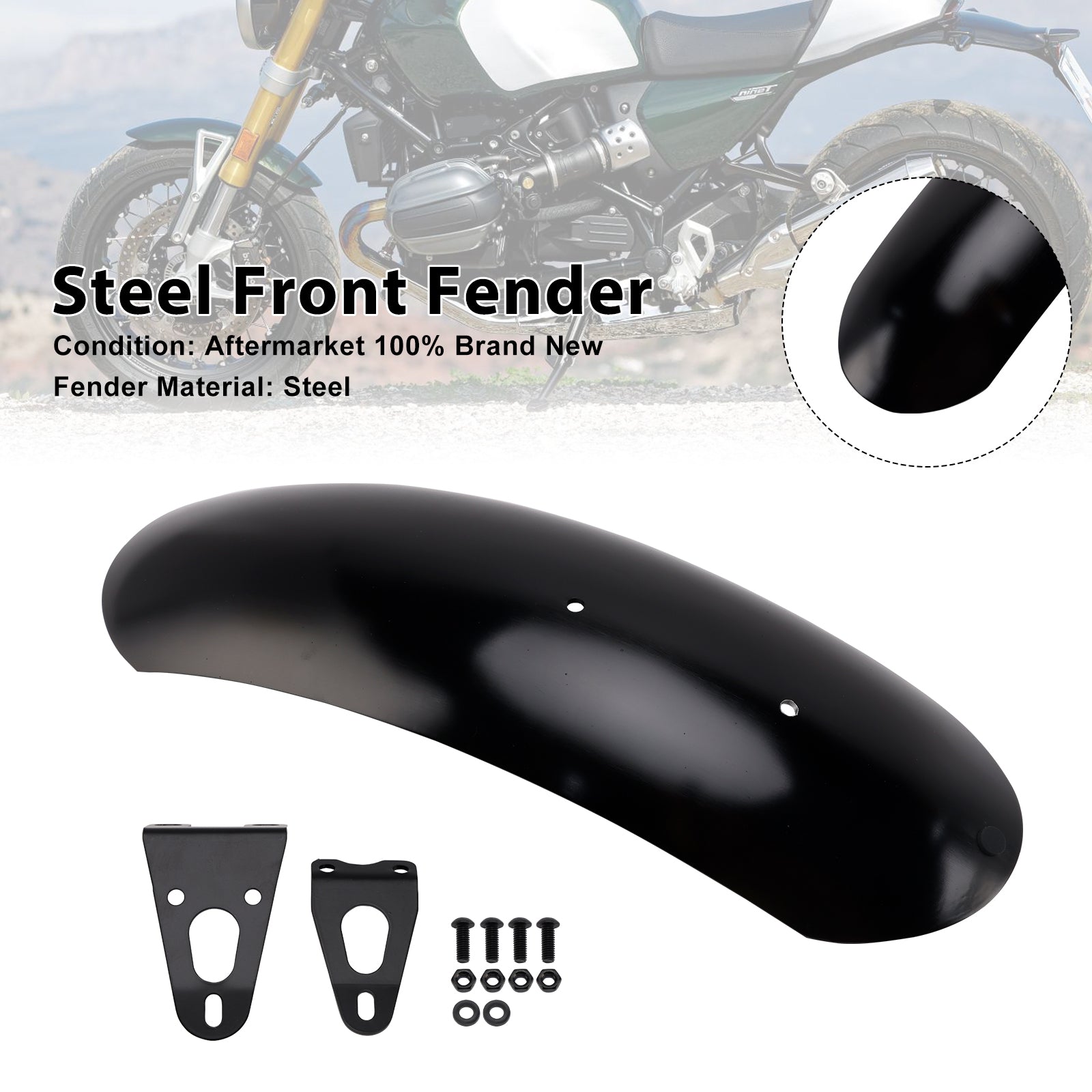 2021-2023 BMW R nineT Option 719 Steel Front Fender