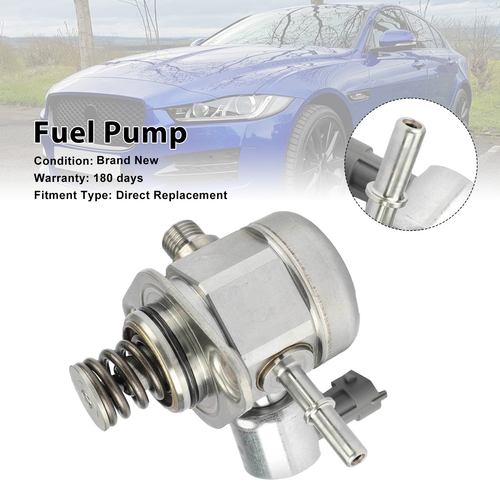 2017-2018 Jaguar XE L4 2.0L High Pressure Fuel Pump BR2E-9D376-AA C2Z21985 LR057504