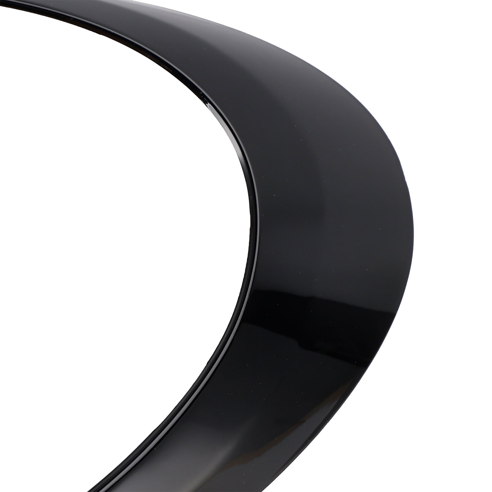 Left+Right Rear Taillight Lamp Trim Ring For Fiat 500L 2014-2020 Black