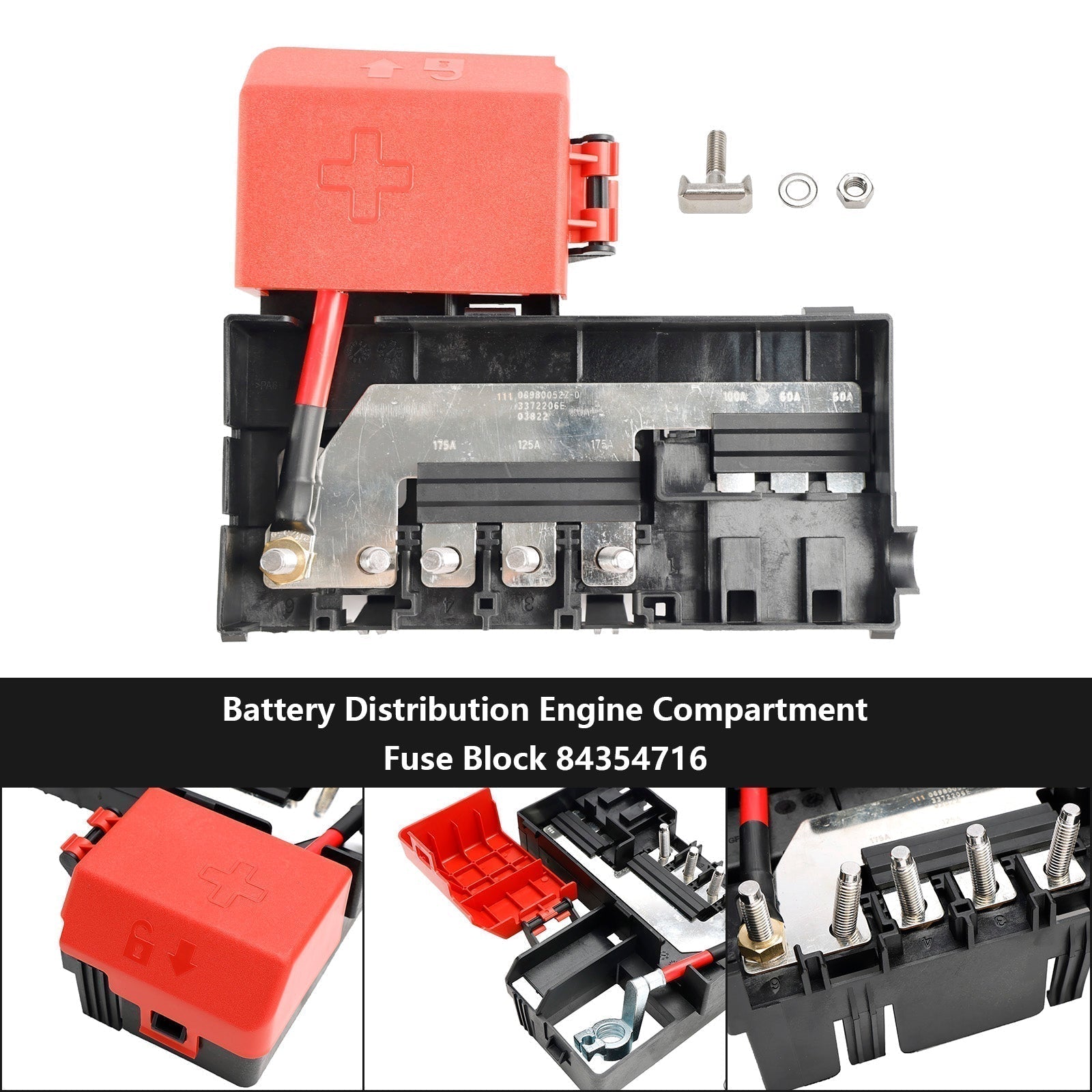 2015-2016 Chevy Silverado 3500 Battery Distribution Engine Compartment Fuse Block 84354716