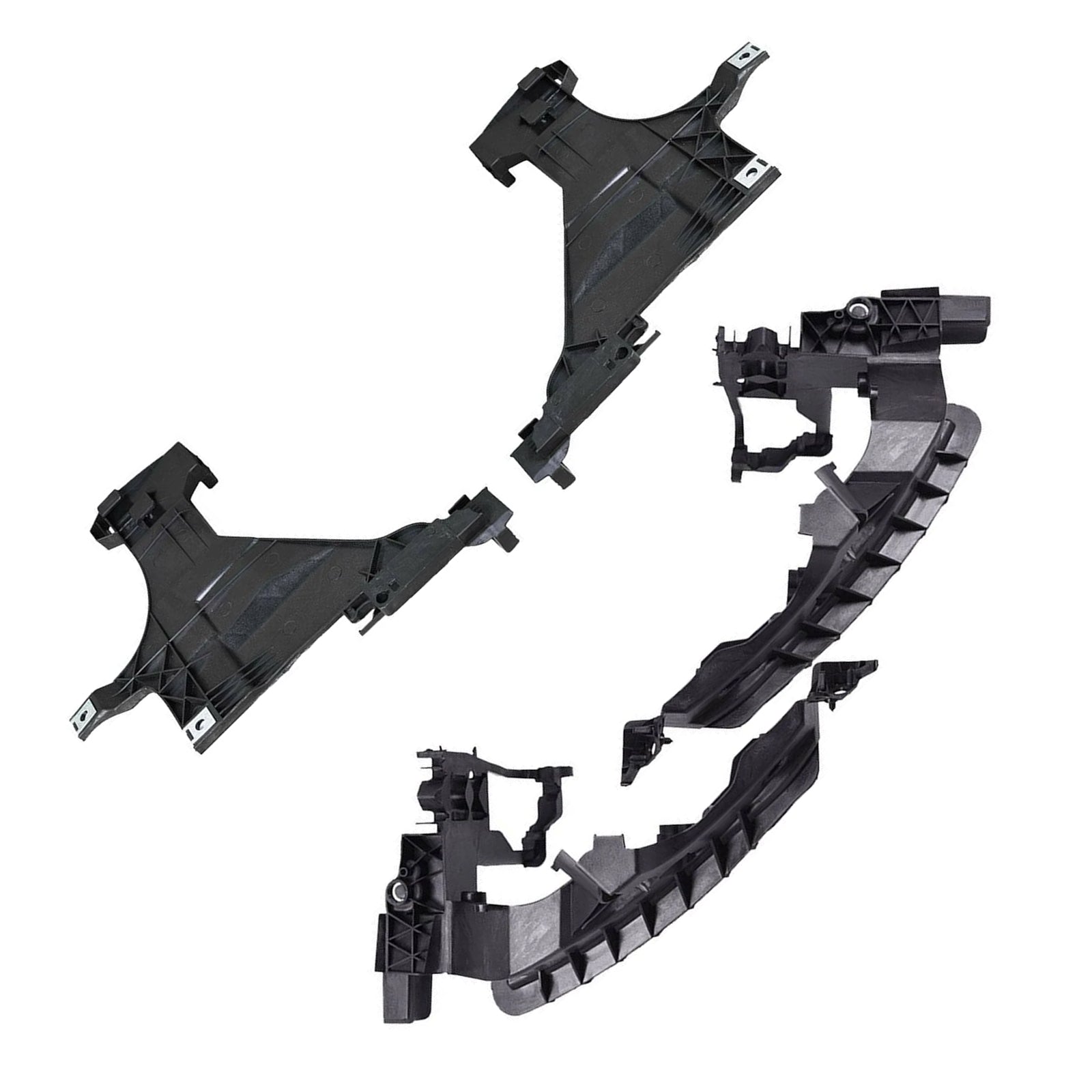 2013-2016 Audi A4 Quattro Facelift 4PCS Front Headlight Mount Support Plate Bracket