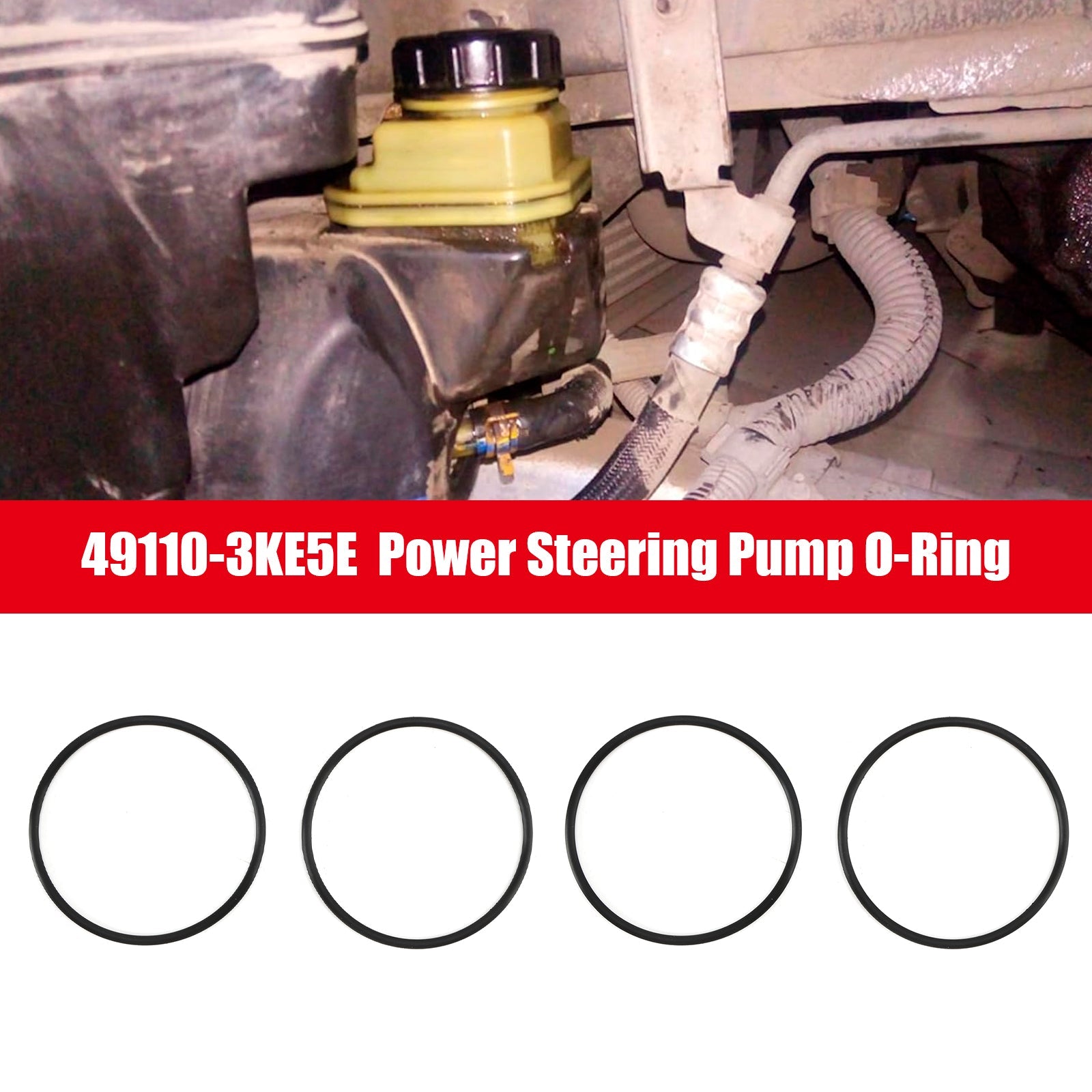 2013-2020 Nissan Pathfinder 4PCS Power Steering Pump O-Ring 49110-3KE5E
