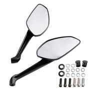 BLACK PAIR REAR VIEW MIRRORS FOR DUCATI STREETFIGHTER V2 V4 V4S SP SP2 2020-2024