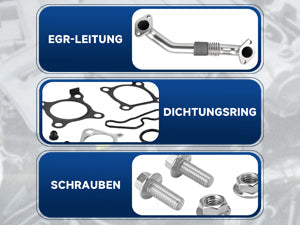 EGR Pipe Repair Kit for Honda Accord CR-V Civic 2.2 i-DTEC Diesel 18725-RL0-G02