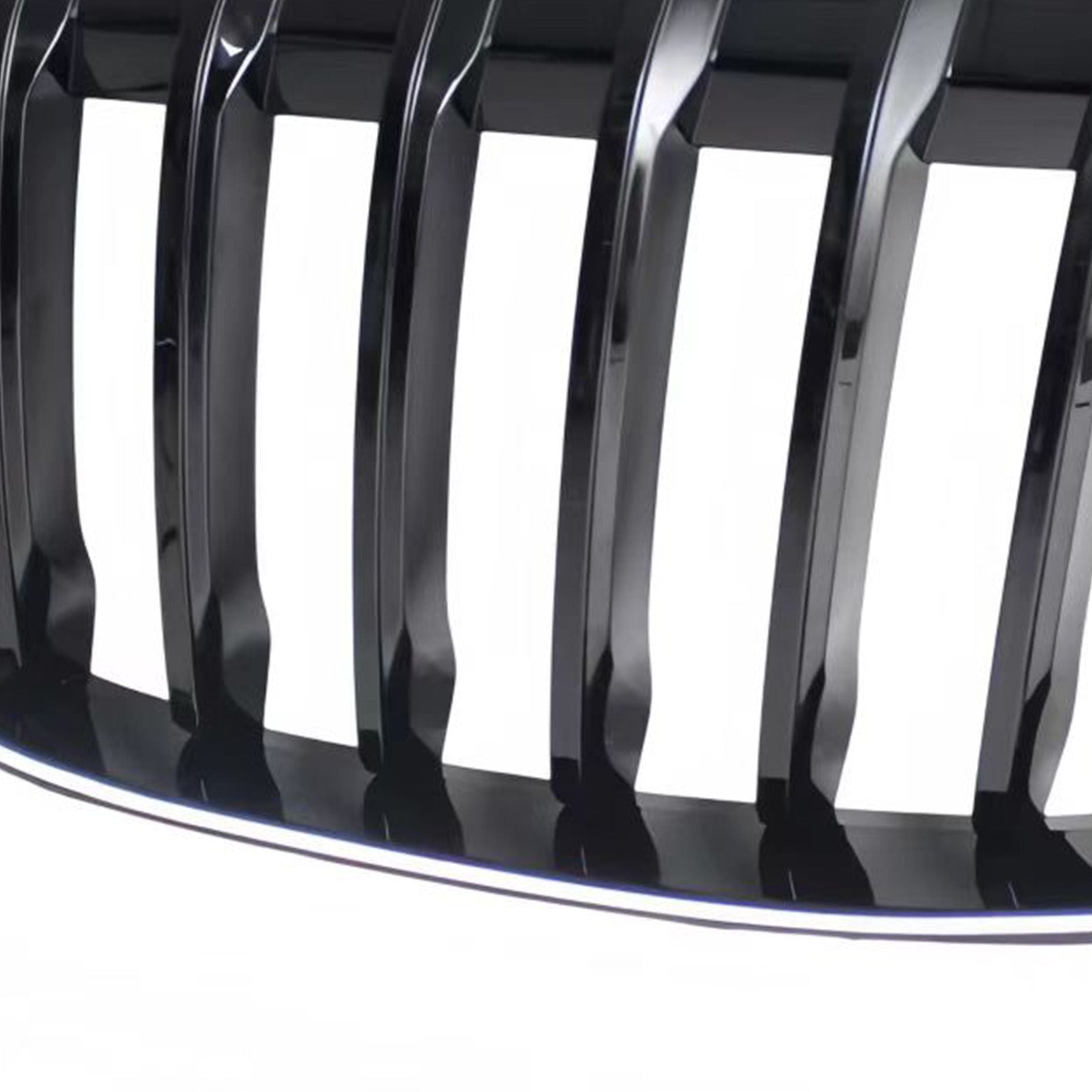 2016-2019 Fit BMW X1 F48 F49 2PCS Gloss Black Front Kidney Grill Grille