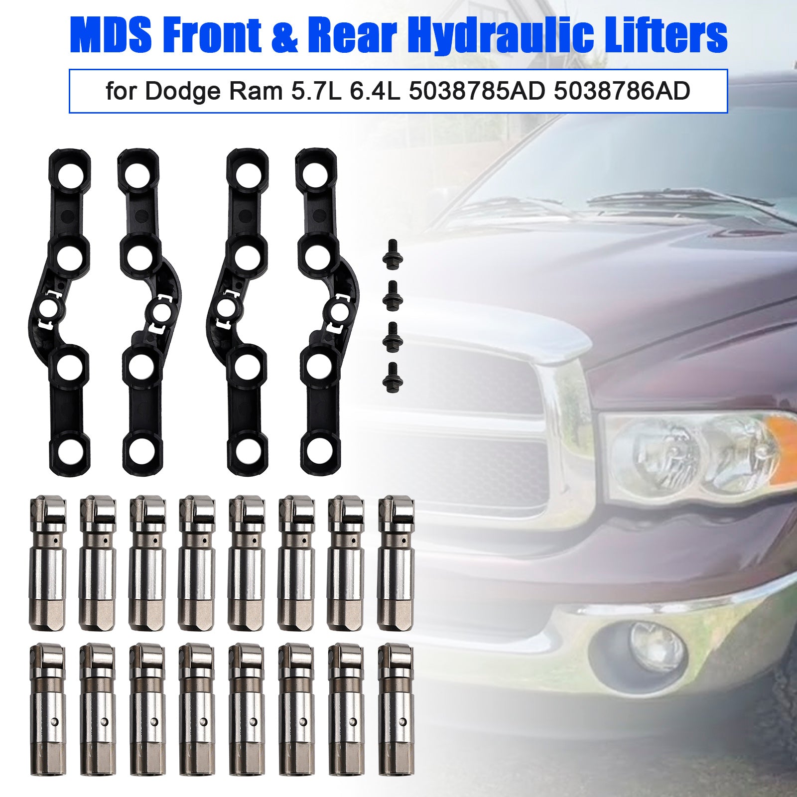 2011–2024 RAM 1500 6.4L / 5.7L MDS Front & Rear Hydraulic Lifters 5038785AD 05038785AD