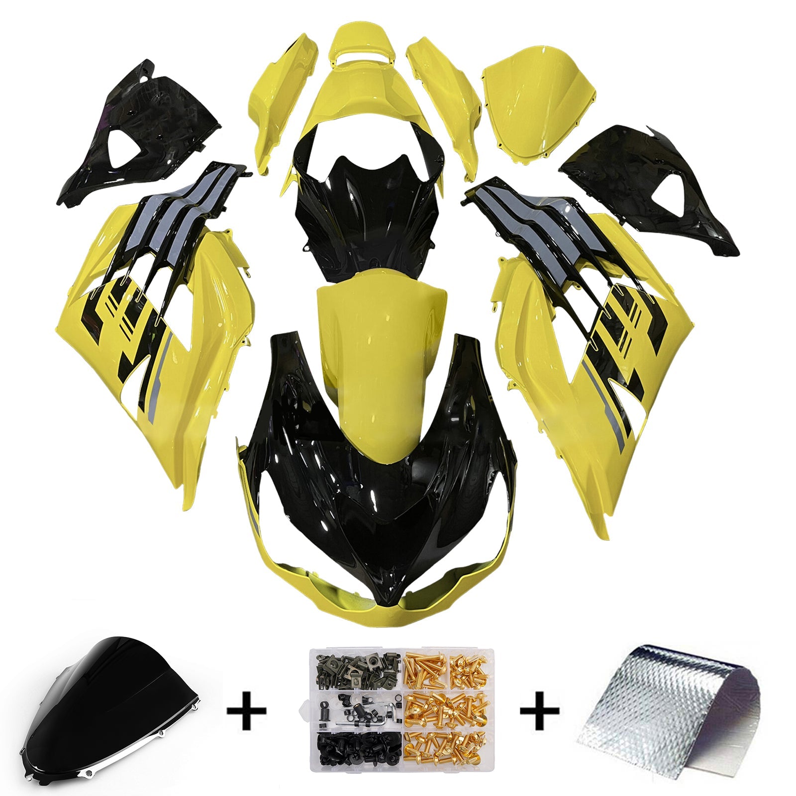 Injection Fairing Kit Bodywork fit For Kawasaki ZX14R ZZR1400 2012-2026