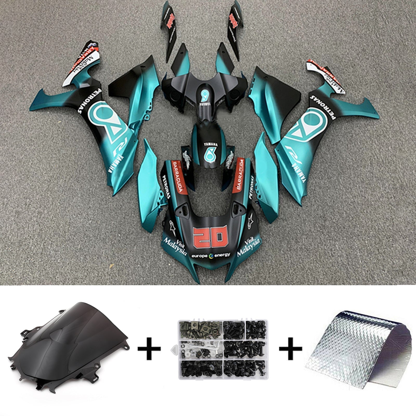 2020-2025 Yamaha YZF R1 Injection Fairing Kit Bodywork Plastic ABS #101