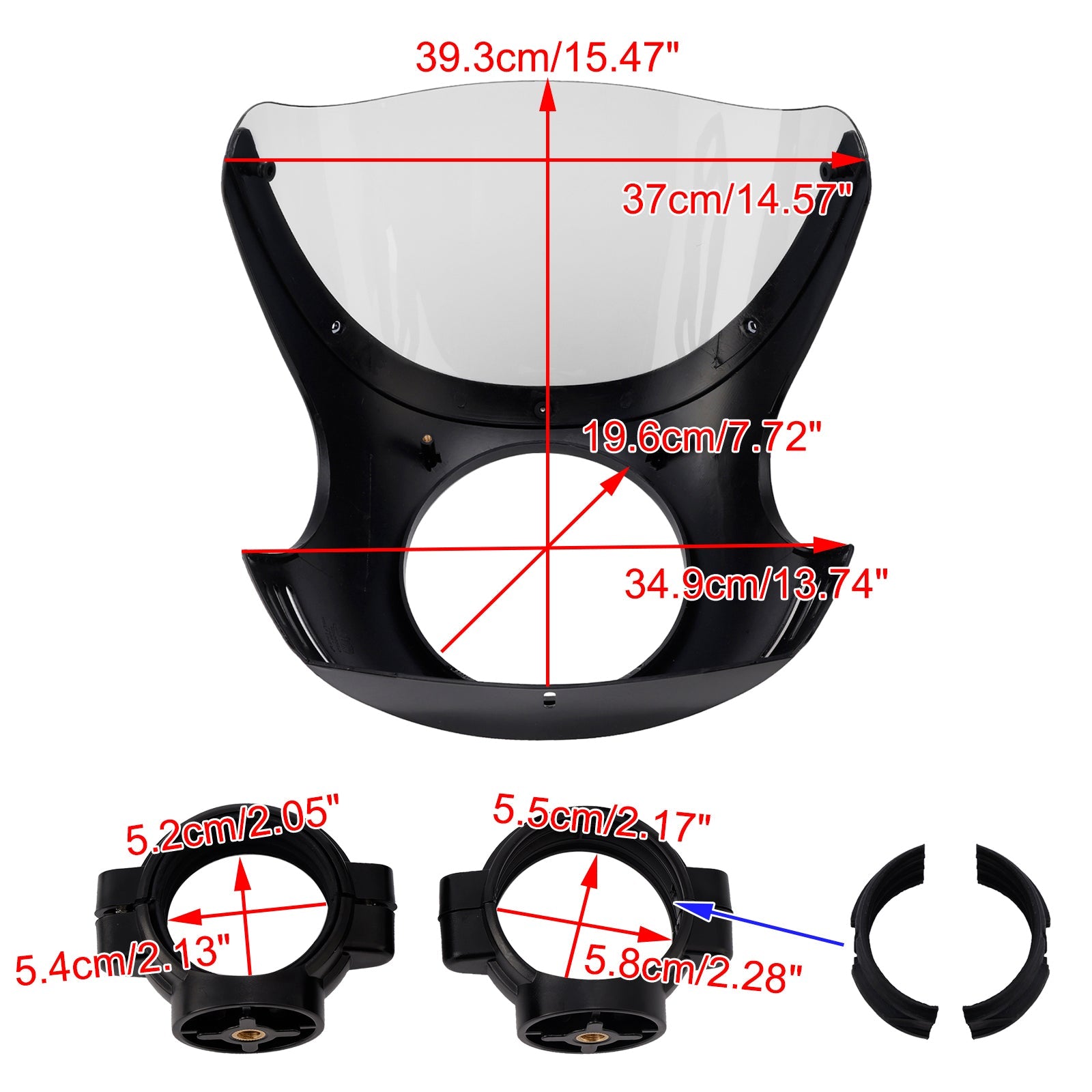 2014-2024 for BMW R NINE T Windshield WindScreen