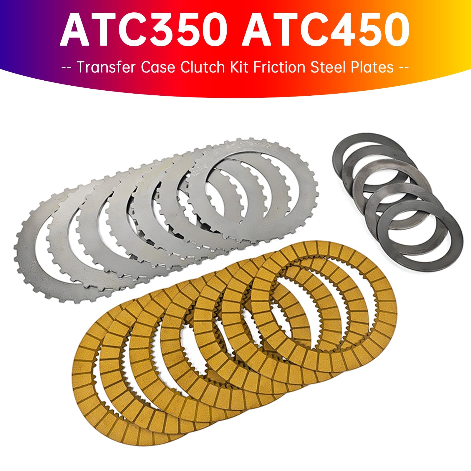 2010-2012 BMW X3 F25 Transfer Case Clutch Kit Friction Steel Plates ATC350 ATC450