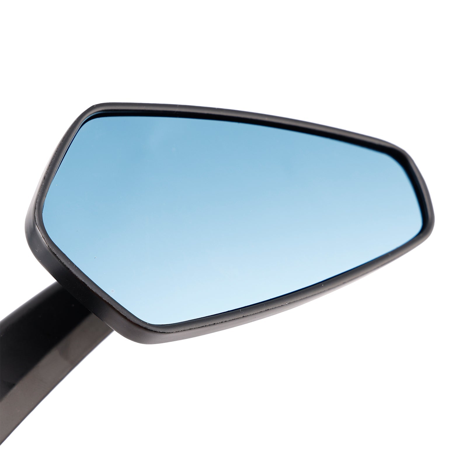 Custom Black Bladeshape Mirrors For Yamaha Chopper Midnight Roadliner Raider