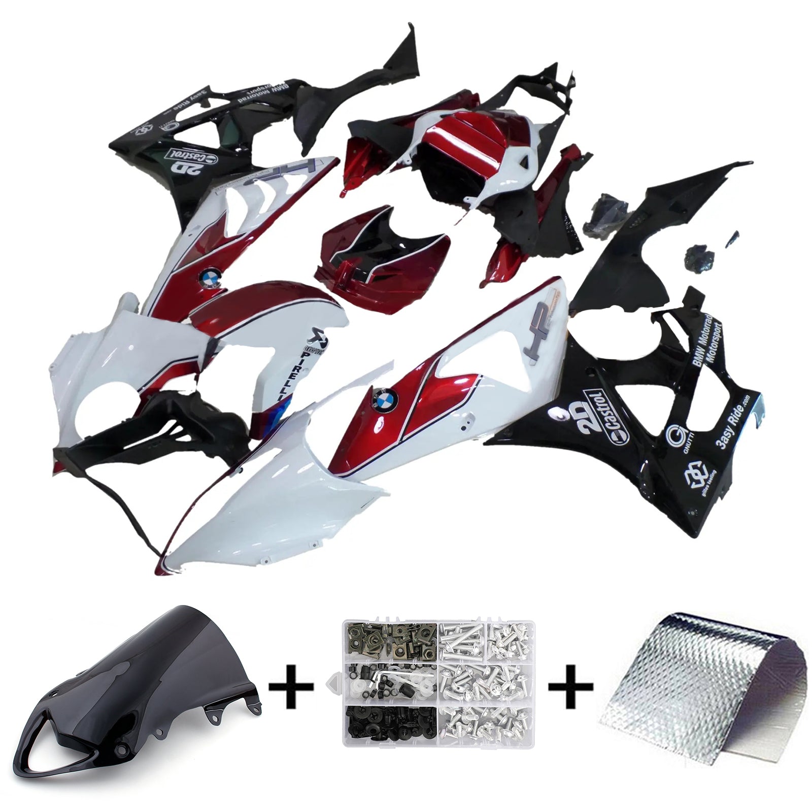 2009-2014 BMW S1000RR Fairing Kit Bodywork Plastic ABS