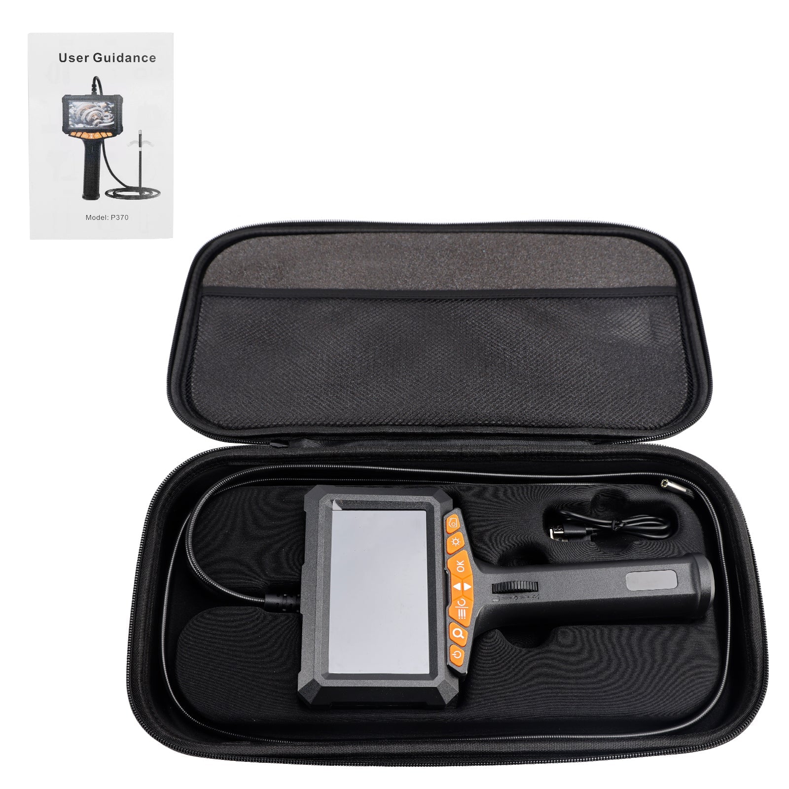 360°Two-Way Articulating Borescope Industrial Endoscope Inspection Camera