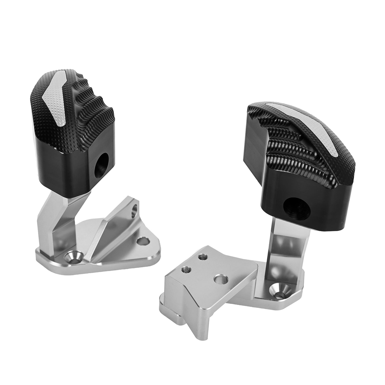 Protector Engine Crash Bund Pad Slider Silver For Suzuki Gsxr1300 Hayabusa 21-23