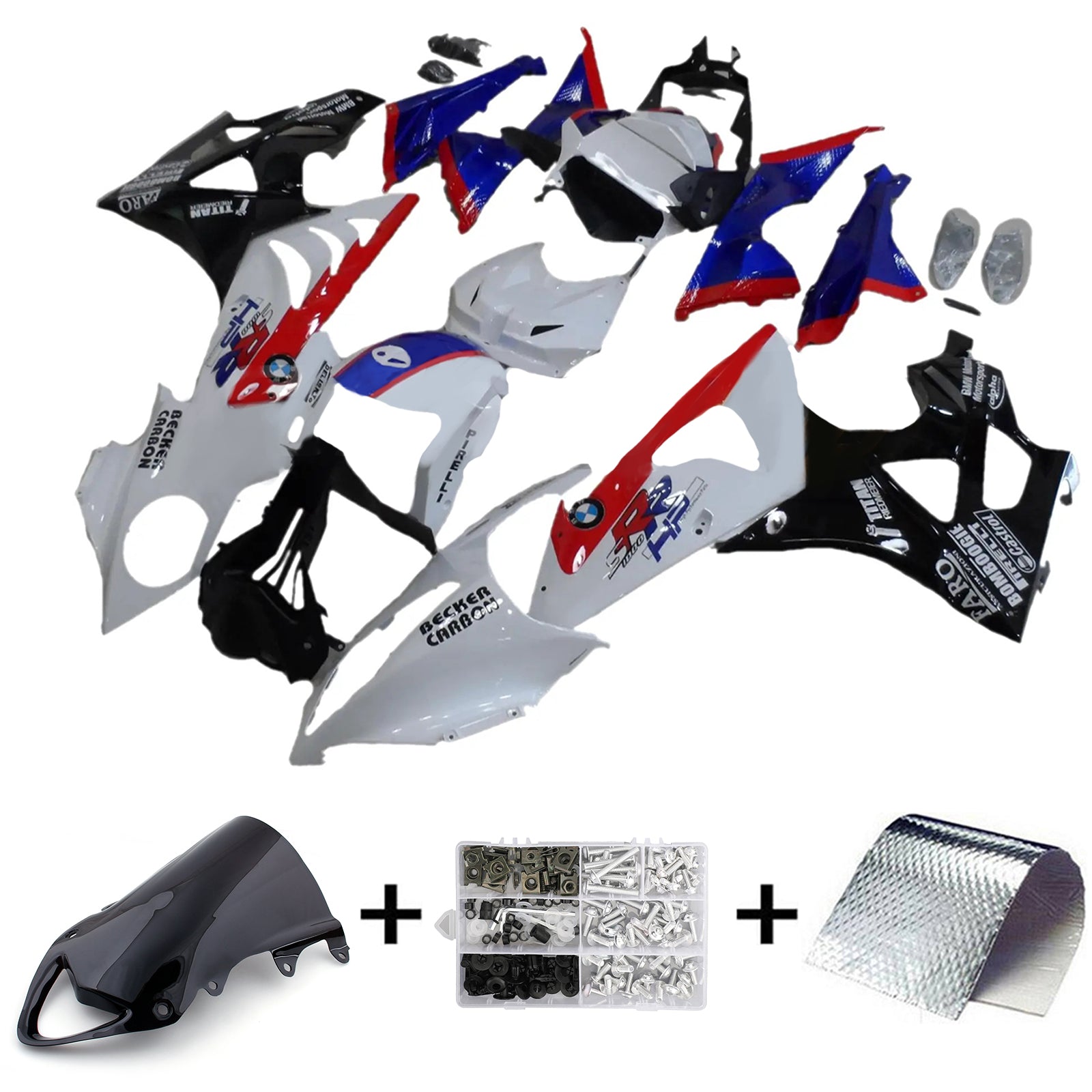 2009-2014 BMW S1000RR Fairing Kit Bodywork Plastic ABS