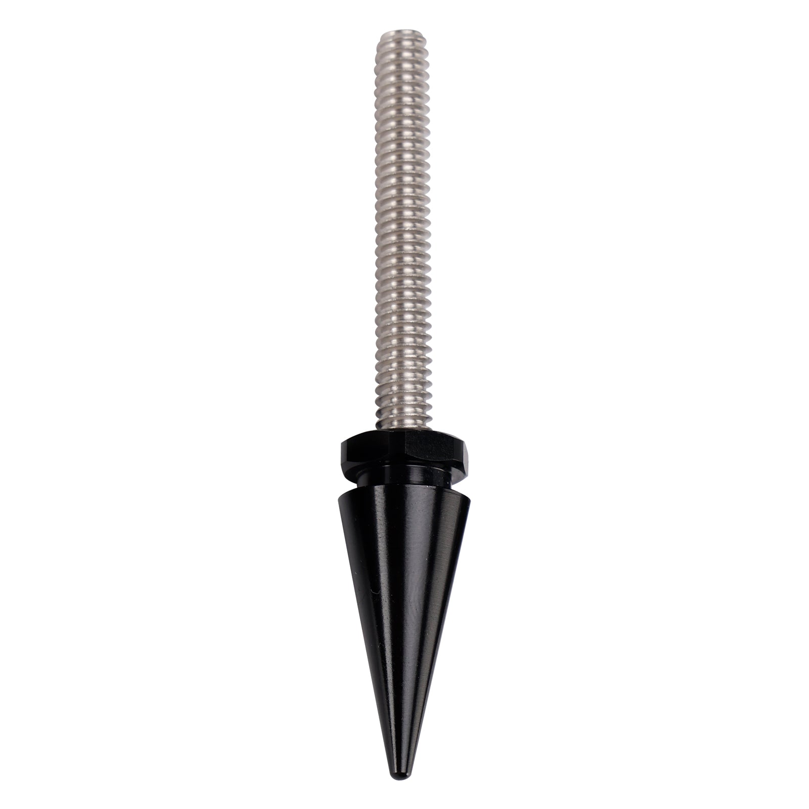 3 Spiked Windshield Bolts Black For Electra Glide Tri Glide Street Glide 14-25