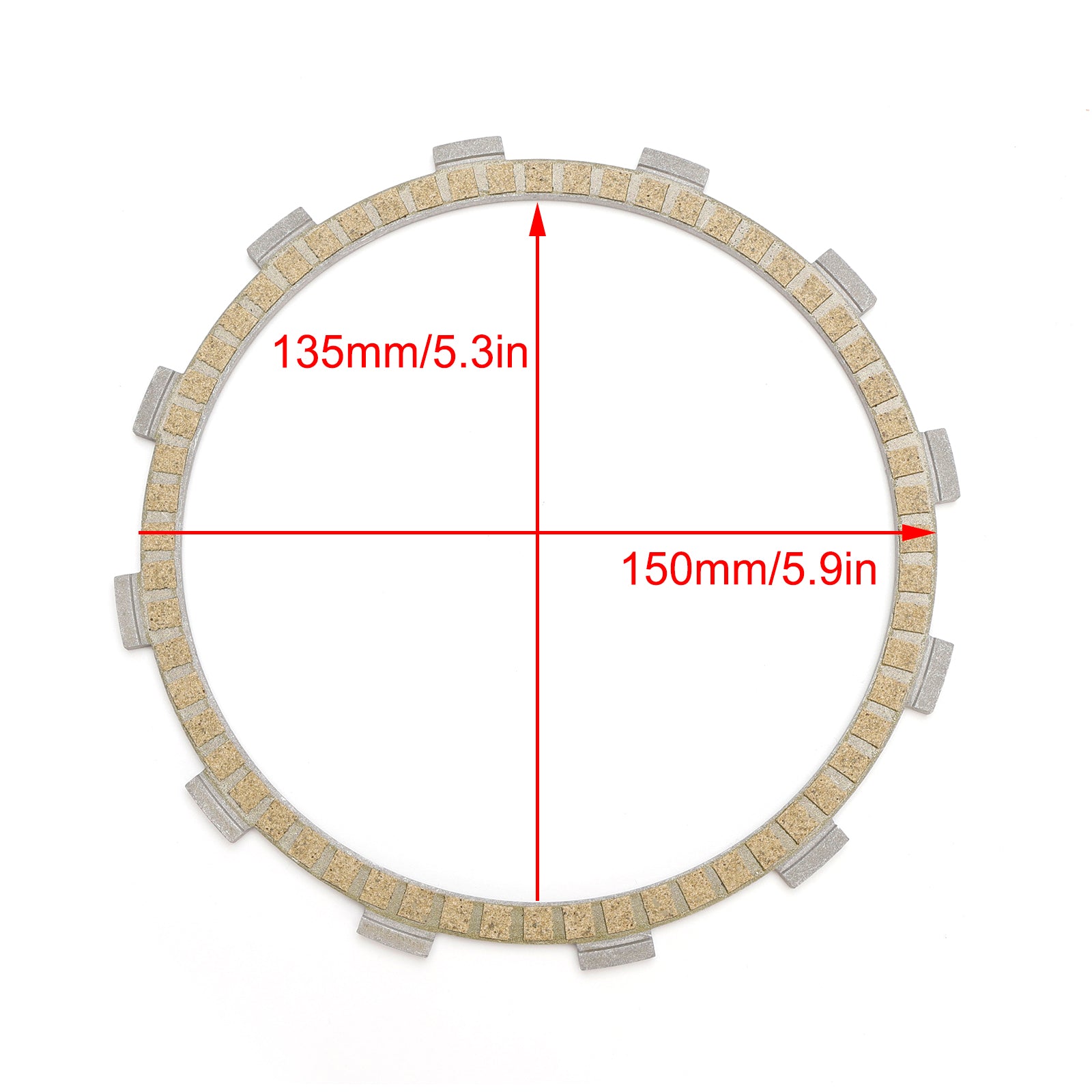 Clutch Friction Plate Kit fit for Suzuki GSF1250 Bandit 1250 ABS 2007-2011